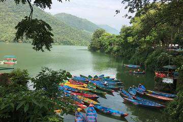 Explore Fewa Lake on rowing boat with family and friends