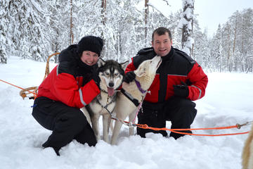 4-Day Private Winter Husky Tour for Two in Kuhmo