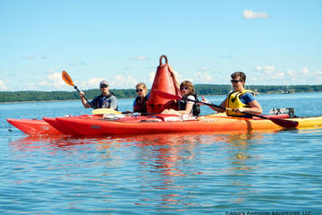 Day Trip Muffins on an Island Sea Kayak Tour in Casco Bay near Brunswick, Maine 