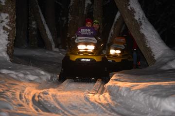 Evening Adventure - Snowmobile and Snowshoes through the path of the Pioneers!