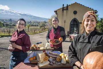Barefoot on Etna Slope: Sicilian Countryside Private Tour and Picnic at Rural Farmhouse