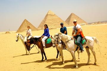 Horse Ride at Giza Pyarmids During Sunset