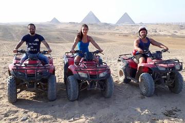 Quad Bike at Giza Pyramids and Camel Ride during surise