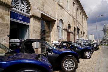 Day package: Self-Guided Margaux Medoc Tour in a Cabriolet Car plus Bordeaux 1h30 Sightseeing Tour in an Electric Vehicule