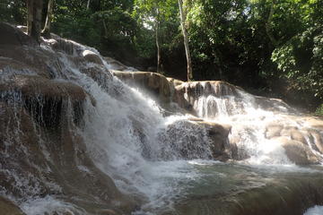 Dunn's River Falls from Runaway Bay