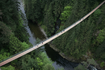Entrée au Pont suspendu de Capilano