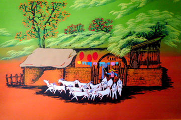 Private Day Tour of Peasant Painting in Xi'an
