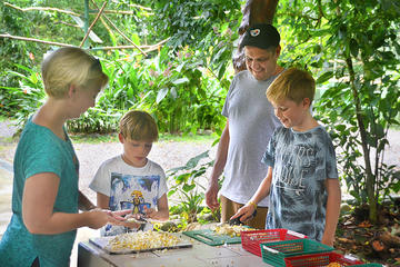 La Fortuna wildlife rescue center tour and volunteering guided trail walk