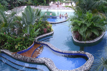 Baldi Thermal waters and Waterfall from Puntarenas