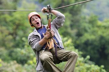 Canopy-Rappel and Villas Maleku from Arenal