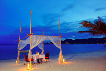 Dinner On the Beach at Chaweng Regent Beach Resort in Koh Samui