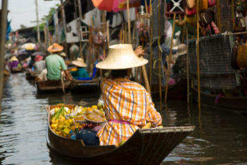 Floating Markets and Bridge on River Kwai Tour from Bangkok