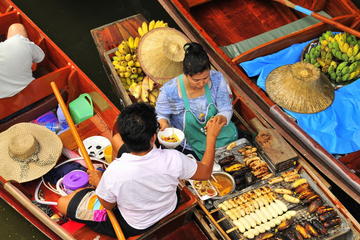 Floating Markets and Sampran Riverside Day Tour from Bangkok