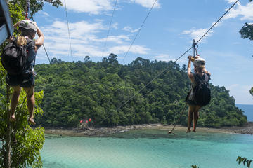 Marine Park and Coral Flyer Zipline Full-Day from Kota Kinabalu