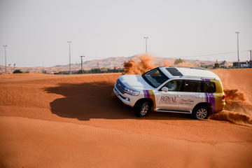 Dubai Desert Safari with BBQ And 4W Land Cruiser Dune Bashing Experience-Sandboarding From Sharjah