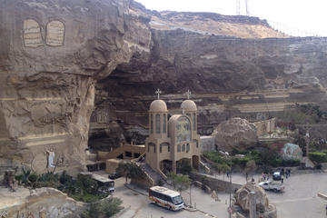 half-day Saint Simon monastery and miracle of Moqqatam mountain with Coptic Cairo