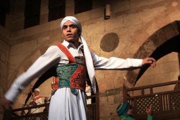 Suffi Dance Show in Islamic Cairo