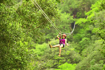 Full-day Horseback Ride, Zipline and Hot Springs Adventure from Vandara