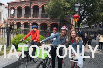 Huangpu River Ferry and Shanghai Top Attractions Bike Tour with Local Lunch