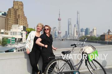 Shanghai Highlights Bike Tour With Authentic Lunch