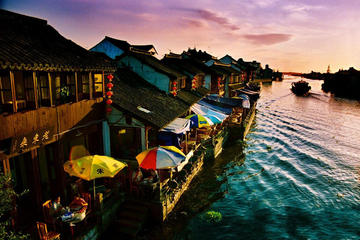 See Zhujiajiao Water Village and Shanghai City in One Day