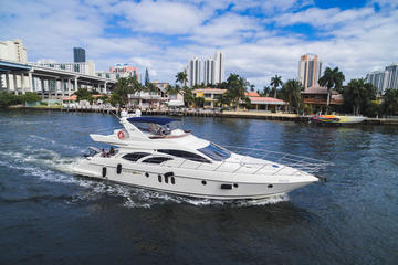 62' Azimut Boat Rental with Jet Ski in Miami