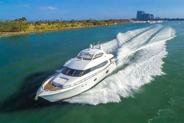 84' Lazzara Boat Rental with Jet Ski in Miami