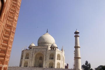 Taj Mahal with Local market