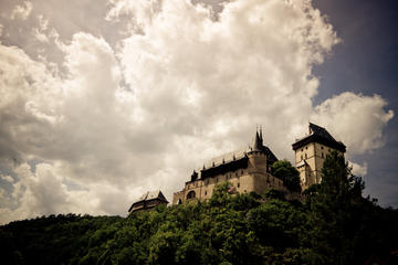 Private Cross Country Biking Tour to Karlstejn Castle