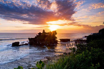 Tanah Lot temple And Sunset View