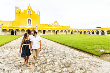 Private Day Trip: Izamal and Aké Ruins with Hacienda Visit from Merida