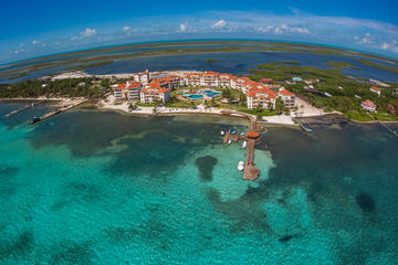 Helicopter Transfer to Grand Caribe Heliport, Ambergris Caye
