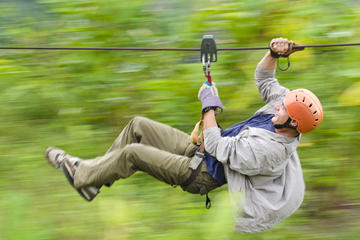 Arenal Volcano Canopy Tour, 50 meters Rappeling  and Hot Springs