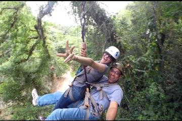5 in 1 Zip Line: Samana Zip Line, Waterfalls, Beach, Culture Tasting and Lunch