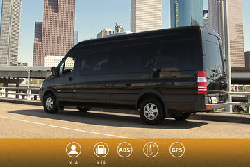 Departure Private Transfer Montevideo to Montevideo Airport MVD in a Minibus