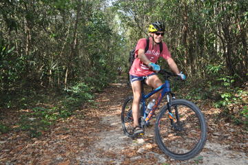 Beginners Mountain Biking Mayan Jungle Tour and Cenote Swimming