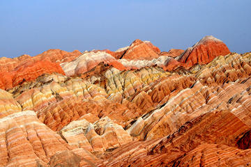 Private Hiking Day Tour of Binggou Danxia Landform & Zhangye Danxia Landform