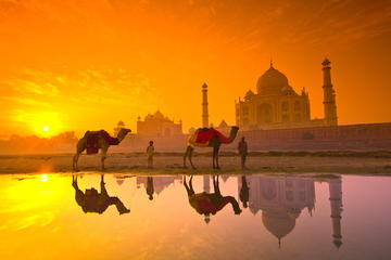 2 days Taj Mahal Sunrise and sunset overnight tour from delhi