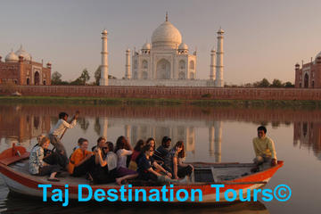 Private Agra City Taj Mahal Tour With Boat Ride View