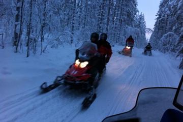 Easy Snowmobile Safari for Beginners in Ruka