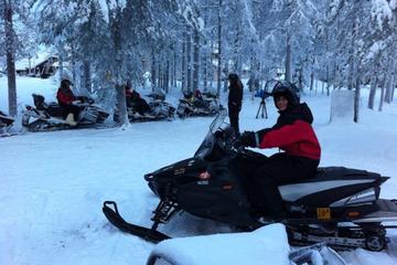 Off the Beaten Track Snowmobile Express Safari in Ruka