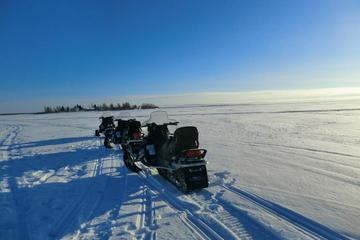 Snowmobile Safari in the Arctic Circle with Hotel Transport from Rovaniemi