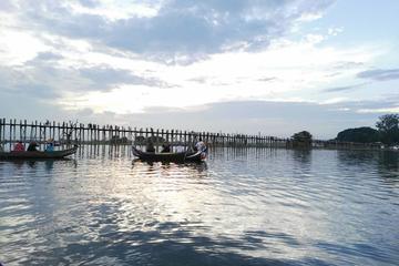 Sunset At Ubein Bridge