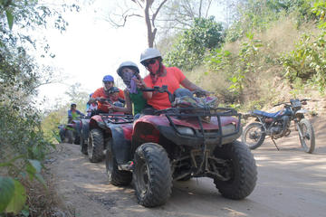 LIVE THE ADVENTURE WITH ADRENALINE IN ATVS RAFTING JUNGLE RIVER FAUNA AND FLORA