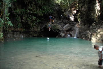 Waterfalls of Damajagua from Puerto Plata