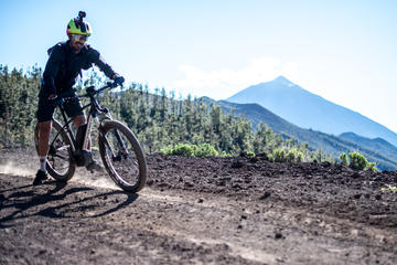 3-hour route on rental bike at La Caldera de la Orotava and Los Realejos