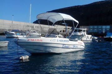 4-hour Boat Rental in La Gomera with licence required