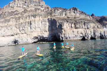 90-minute paddle surf crossing in Arguineguín
