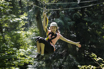 Zipline Canopy Tour with Transportation from Seattle