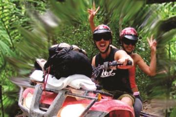 Combo Adventure Tour: Snorkel, Zipline, ATV and Cenote from Cancun